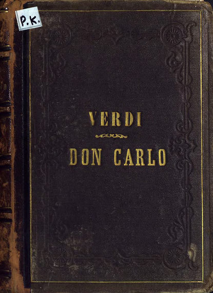 Don Carlo - ноты