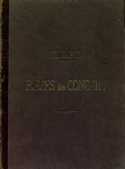 Pieces de concert - ноты