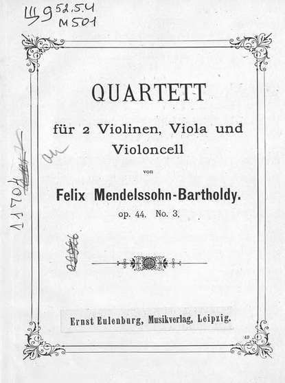 Quartett - ноты