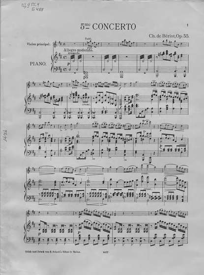 Concerto D-dur - ноты