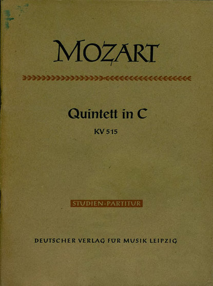 Quintett in C fur 2 Violinen, 2 Violen u. Violoncello - ноты
