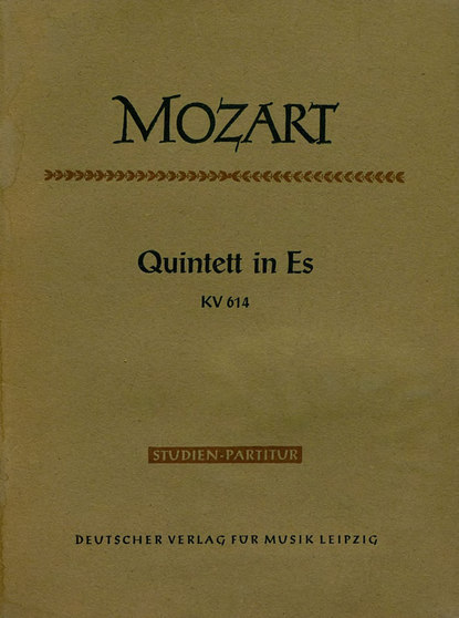 Quintett in Es fur 2 Violinen, 2 Violen u. Violoncello - ноты
