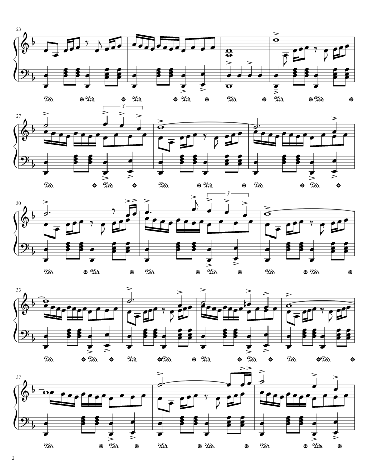 ноты для фортепиано великолепный век - 2
