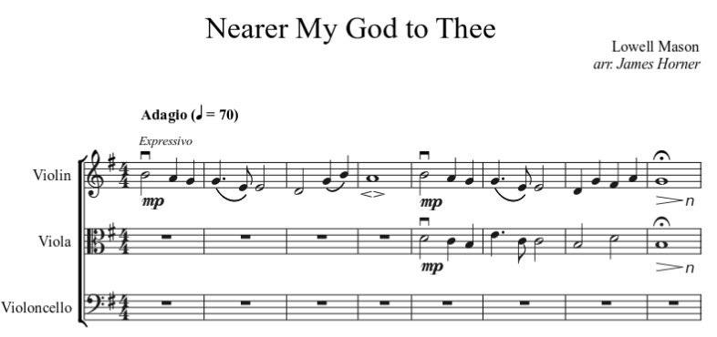 Nearer, My God to Thee (From Titanic)